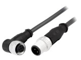 Cablu senzori automatizări M12-M12 0.5m