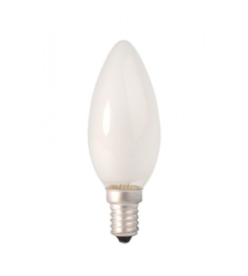 Bec tip lumanare Calex E14 B35, 10W, 50 lumeni, 2700K, mat, dimabil foto