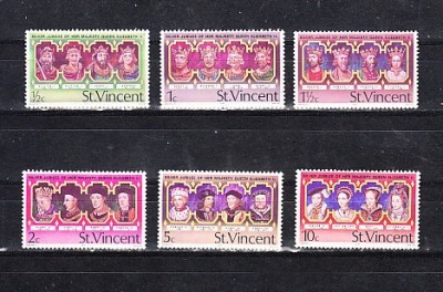 A12 S2 2 - Timbre foarte vechi - Saint Vincent - regi foto