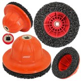 Perie pentru curatat butuc roata 1/2", 150 mm, Verke