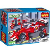 Blocuri de constructie, Statie de alimentare masina Formula 1 Cogo, 218piese, +6ani