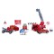 Vehicule de Pompieri cu schelet metalic, set 6 piese, 1:87, ATU-080309