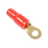 Papuc Inelar M6, 16mm&sup2;, Rosu, Izolat, ACV, Aurit, Terminal Crimpabil, Componente Electronice (50 Bucati)