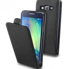 Husa Telefon Vertical Book Samsung Galaxy A7 a700 Black