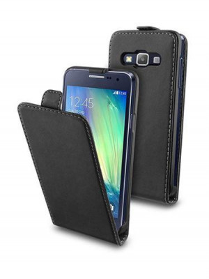 Husa Telefon Vertical Book Samsung Galaxy A7 a700 Black foto