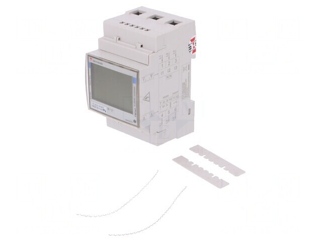 Contor Digital 3-Fazat pentru Șină DIN cu Ecran LCD