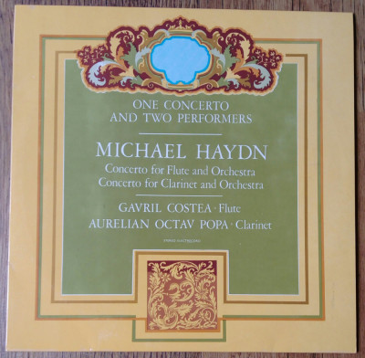 LP Michael Haydn &amp;lrm;&amp;ndash; Un Concert Și Doi Interpreți (Miron Rațiu, A. Octav Popa) foto