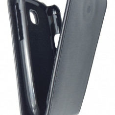 Husa flip TelOne neagra pentru Samsung Corby II S3850