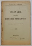 DOCUMENTE PRIVITOARE LA RASBOIUL PENTRU INTREGIREA ROMANIEI de GENERAL D. ILIESCU , 1924