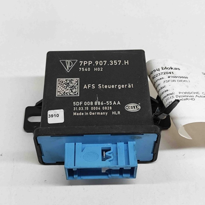 Modul de control far PORSCHE CAYENNE 92A 2015 OEM: 7PP907357H,7PP.907.357.H,5DF008886,5DF008886-55AA 22372041