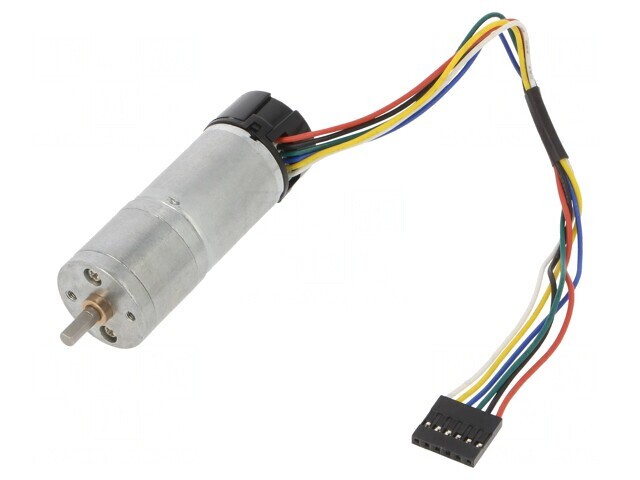 Motor DC cu Codificator și Transmisie 6V 172:1