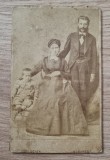 Fotografie tip CDV , Vasile Capșa și familia, atelier Franz Duschek