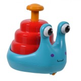 Jucărie Melc Press &amp; Go, Multicolor, 12.5 cm, Plastic, Oem