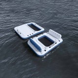 Bestway Insula flotantă Hydro-Force 2 pcs Alb și albastru PVC 42035721