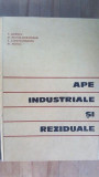 Ape industriale si reziduale- T.Ionescu, M.Boltus-Goruneanu, S.Constantinescu, M.Motoc