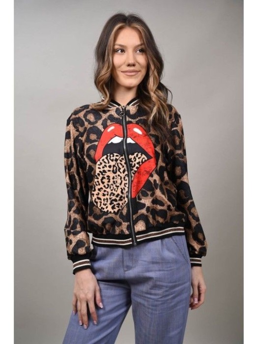 GEACA AVIATOR ANIMAL PRINT ARIA S-M Maro