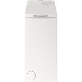 Masina de spalat rufe cu incarcare verticala Indesit BTWL60400EE/N, 6 kg, 1000 RPM, Clasa C, Display LED, Turn&amp;amp;Go, Alb