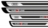 Set protectii praguri CROM - Audi S-Line ManiaStiker, AutoLux