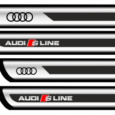 Set protectii praguri CROM - Audi S-Line ManiaStiker