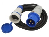 Prelungitor alimentare 3m 16A Negru