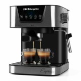 Cafetiera Express Orbegozo 17535, 1050W, 1.5L, Negru, Cafea Rasnita, Garantie 24 luni