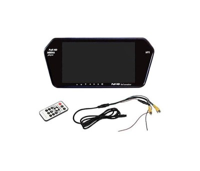 Monitor tip oglinda camera marsarier cu functie VIDEO MP5 BT USB 12V foto