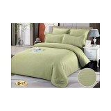 Cumpara ieftin Lenjerie de Pat Dublu Bumbac Damasc 6 Piese, Verde - EAT59