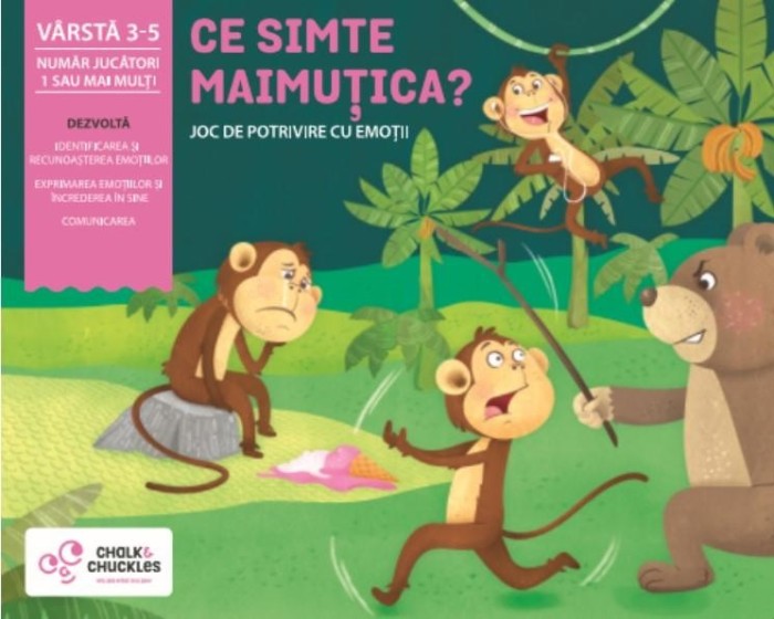 Joc de potrivire - Ce simte maimutica?