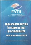 Transportul rutier in regim de taxi si de inchiriere - Ghid de bune practici