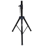 Trepied stativ pentru boxe, otel, inaltime maxima 187 cm, greutate suportata 60 kg, negru