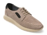 Pantofi COMFORT gri, OY3030, din nabuc