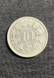 Moneda 10 rappen 1990 Elvetia, Europa