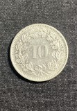 Moneda 10 rappen 1990 Elvetia