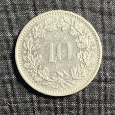 Moneda 10 rappen 1990 Elvetia