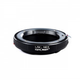 Adaptor montura K&amp;F Concept LM-NEX de la Leica M la Sony E-Mount (NEX) KF06.113
