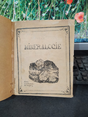 Mrazek, Mineralogie, curs lito, București, circa 1925, 152 foto