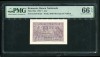 Q085 BANCNOTA 1 LEU 1937 NECIRCULATA UNC GRADATA PMG 66 EPQ