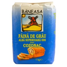 Faina Superioara pentru Cozonac 000 Baneasa, 1 kg, Faina, Faina Baneasa, Faina Superioara, Faina 000, Faina 000 Superioara, Faina cu Gluten, Faina Alb foto