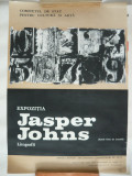 JASPER JOHNS - AFIS EXPOZITIE (litografii) - ATENEUL ROMAN - 1970