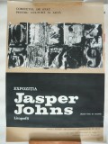 JASPER JOHNS - AFIS EXPOZITIE (litografii) - ATENEUL ROMAN - 1970