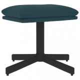 Cumpara ieftin Taburet, albastru, 60x60x36, catifea