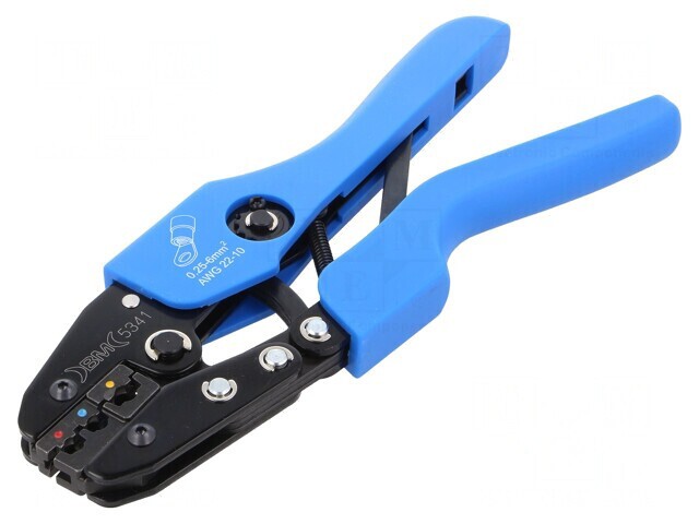 Unealtă de sertizare terminale izolate 0,25-6mm2 BM 5341