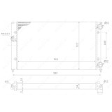 Radiator racire motor Nrf 529501