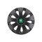 Set 4 Capace Roti potrivite jantelor de 15 inch, pentru Skoda Verde model Aura Black