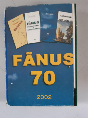 FANUS 70 , CASETA OMAGIALA CU 4 CARTI EDITATA CU OCAZIA IMPLINIRII A 70 foto