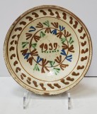 Castron din ceramica Romaneasca, Datat 1939