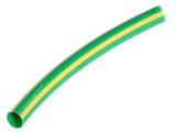 Manşon termocontractabil flexibil, galben-verde, 2:1, 60m