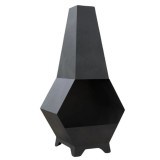 Incalzitor pentru terasa/gradina, Pyramid Hexagon II KRO-1076, Otel, Negru, 1200x605x406 mm, grosime 3 mm, VivaTechnix