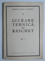 Lucrare tehnica de baschet nr.1/1966 foto