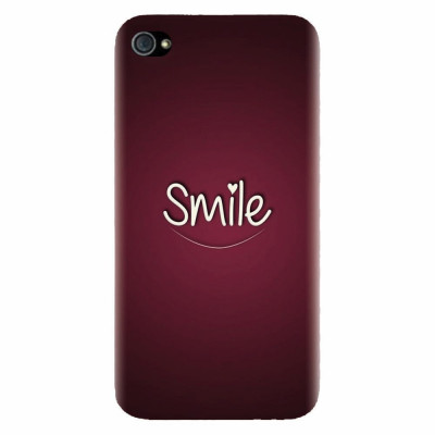 Husa silicon pentru Apple Iphone 4 / 4S, Smile Love foto